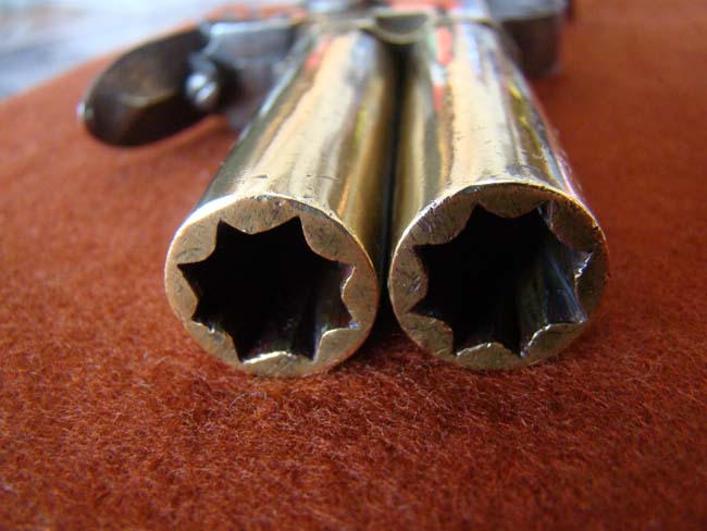 A fine British flintlock Naval Officer's over and under barreled flintlock pistol circa 1800-1810 — image 5